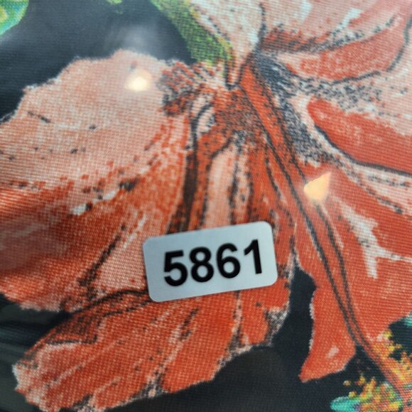 Women's Signature Collection Floral Print Jumpsuit Ruffle Sleeve Size M - Picture 14 of 14